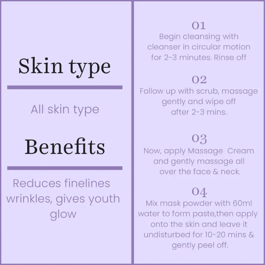 O3+ Anti Ageing kit instant Brightening and Fine lines reducer with peel off mask-3.webp
