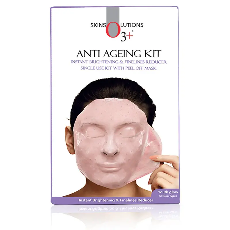 O3+ Anti Ageing kit instant Brightening and Fine lines reducer with peel off mask-.webp