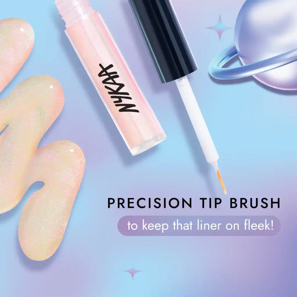 Nykaa Cosmetics Stardust Dual Chrome Eyeliner with Holographic Finish - Im Glitching-4.webp