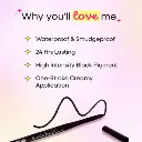 Nykaa Black Magic Smudgeproof Kajal Eyeliner Pencil Lasts Upto 24 Hours - Black-2.webp
