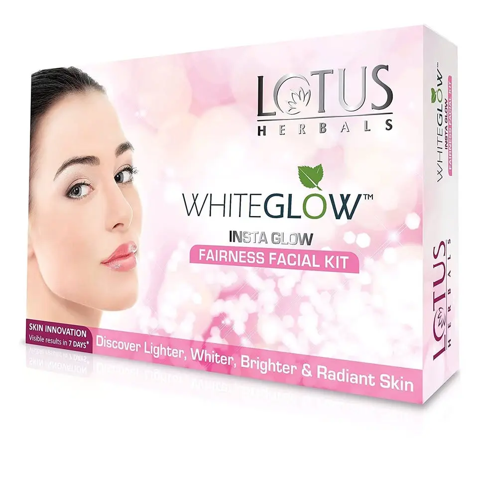 LOTUS WhiteGlow InstaGlow Brightening 4 in 1 Facial Kit