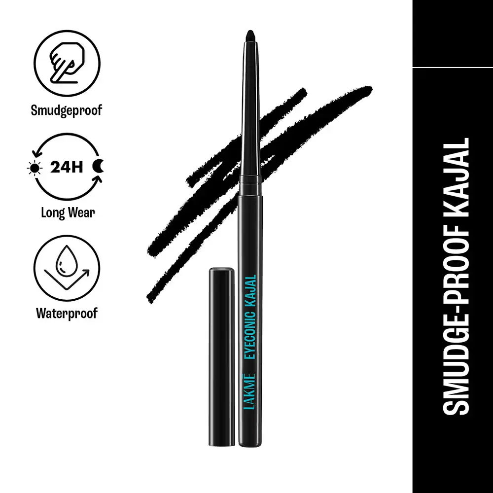 Lakme Eyeconic Kajal, Deep Black 
