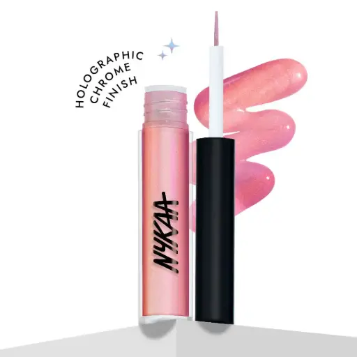Nykaa Cosmetics Stardust Dual Chrome Eyeliner with Holographic Finish - Metaverse