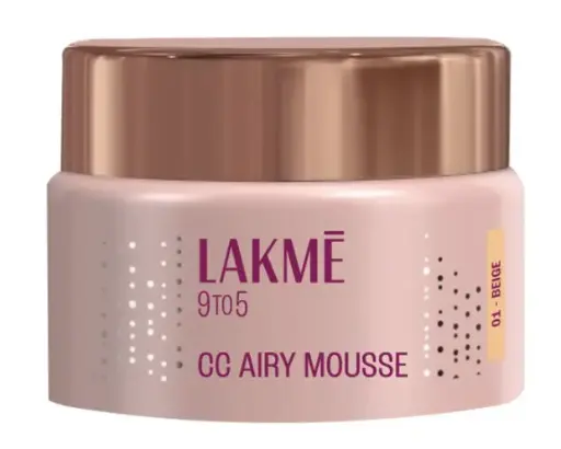 LAKMÉ 9To5 Cc SKIN STYLIST COLLECTION CC AIRY Full Natural MOUSSE 25Gm - Beige