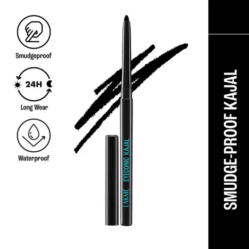 Lakme Eyeconic Kajal, Deep Black 